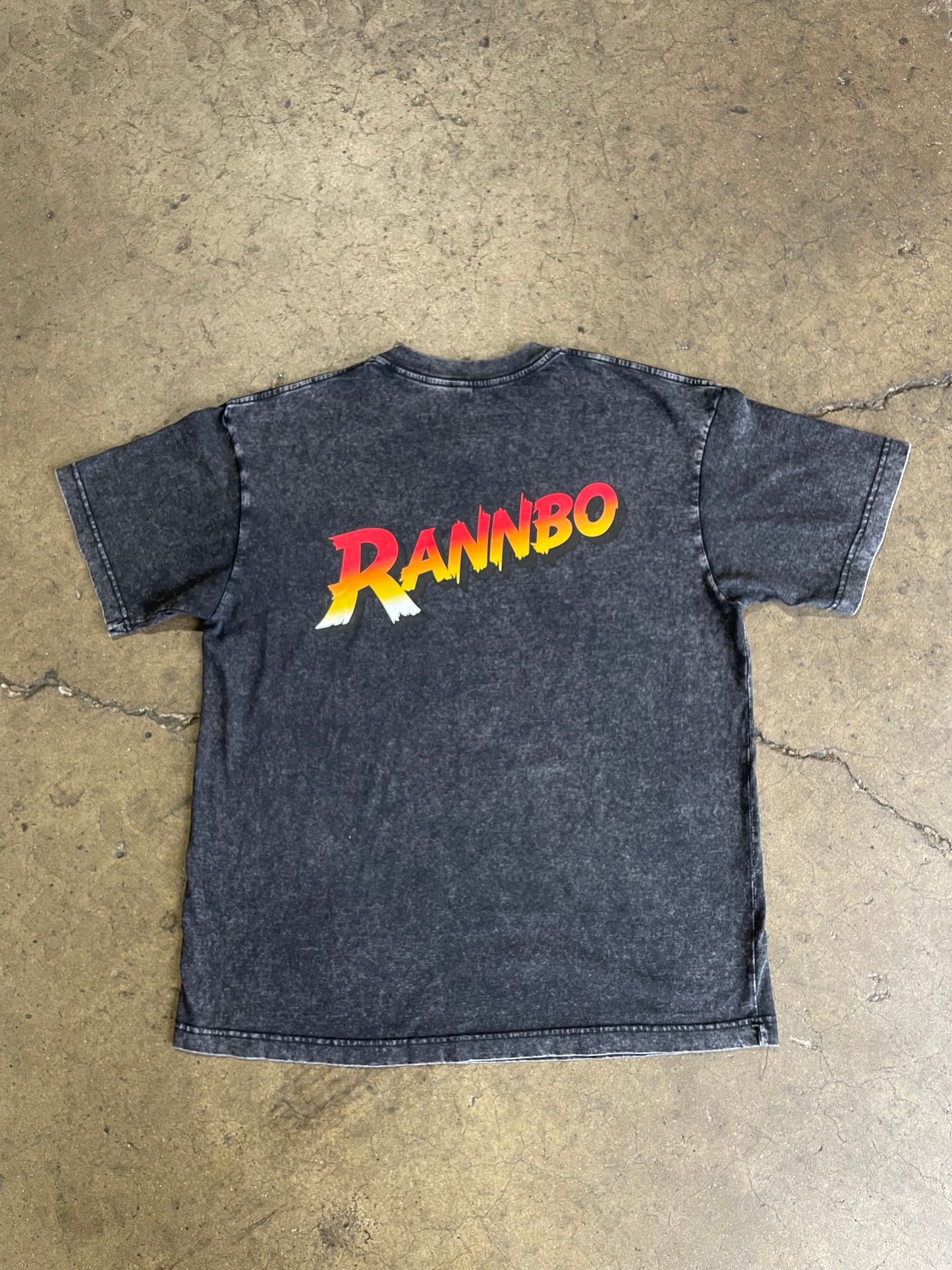 RANNBO OVERSIZED LOGO TEE