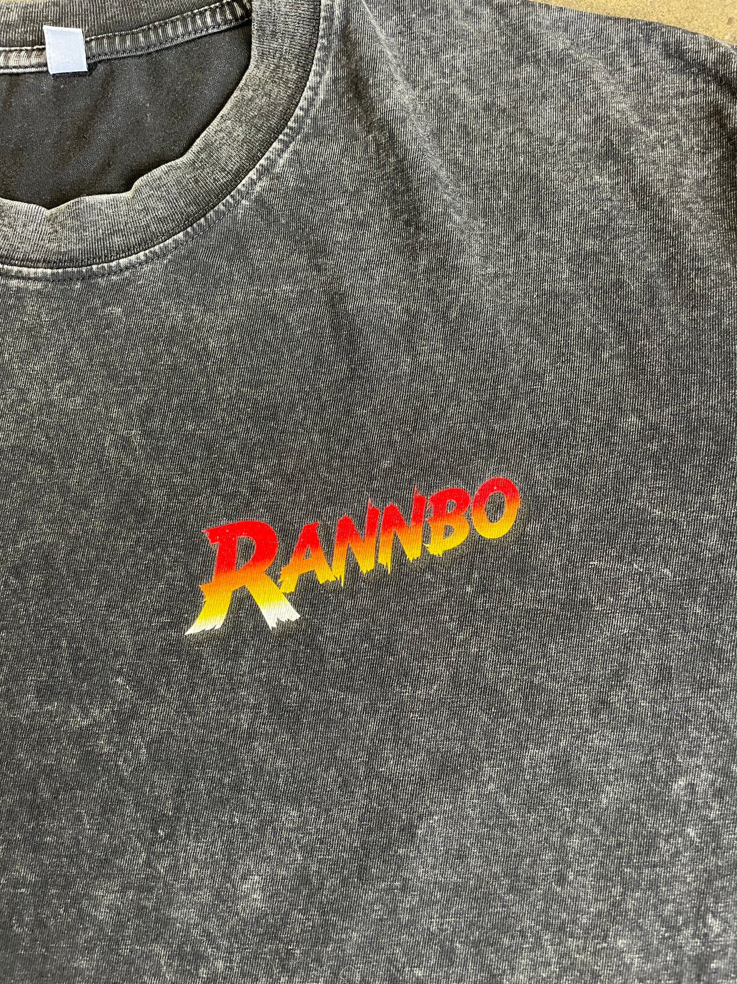 RANNBO OVERSIZED LOGO TEE