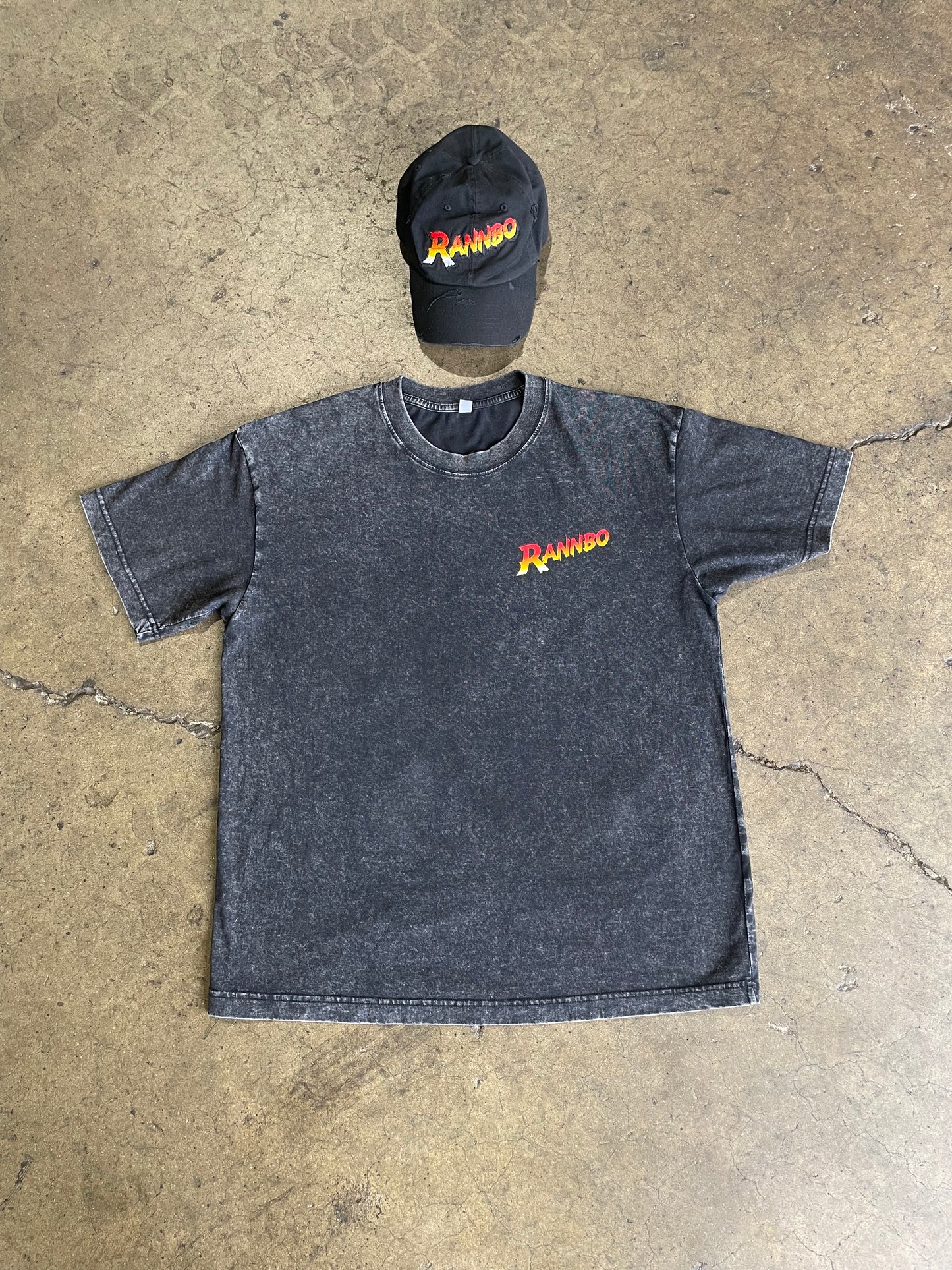 RANNBO OVERSIZED LOGO TEE
