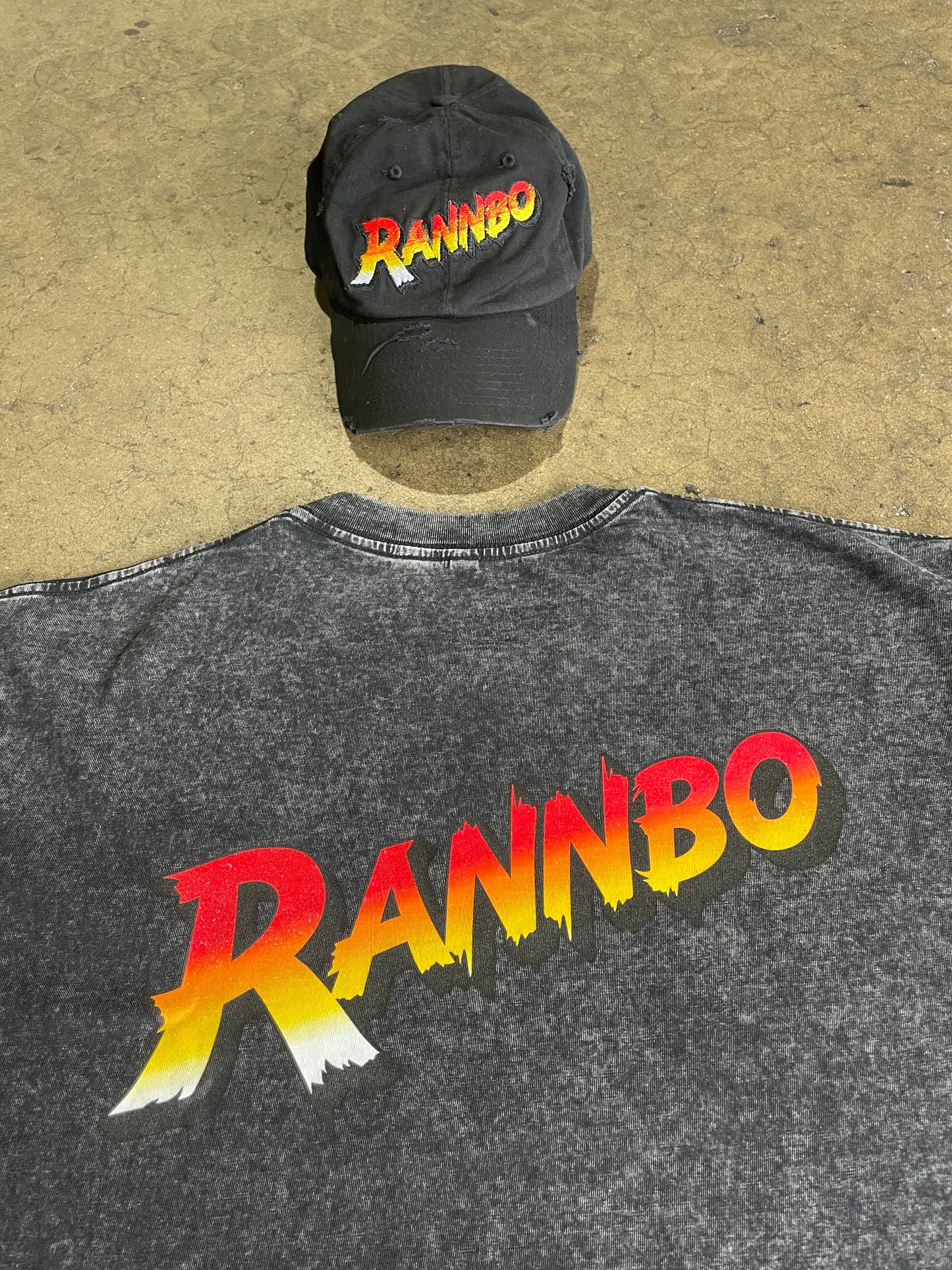 RANNBO DISTRESSED DAD HAT