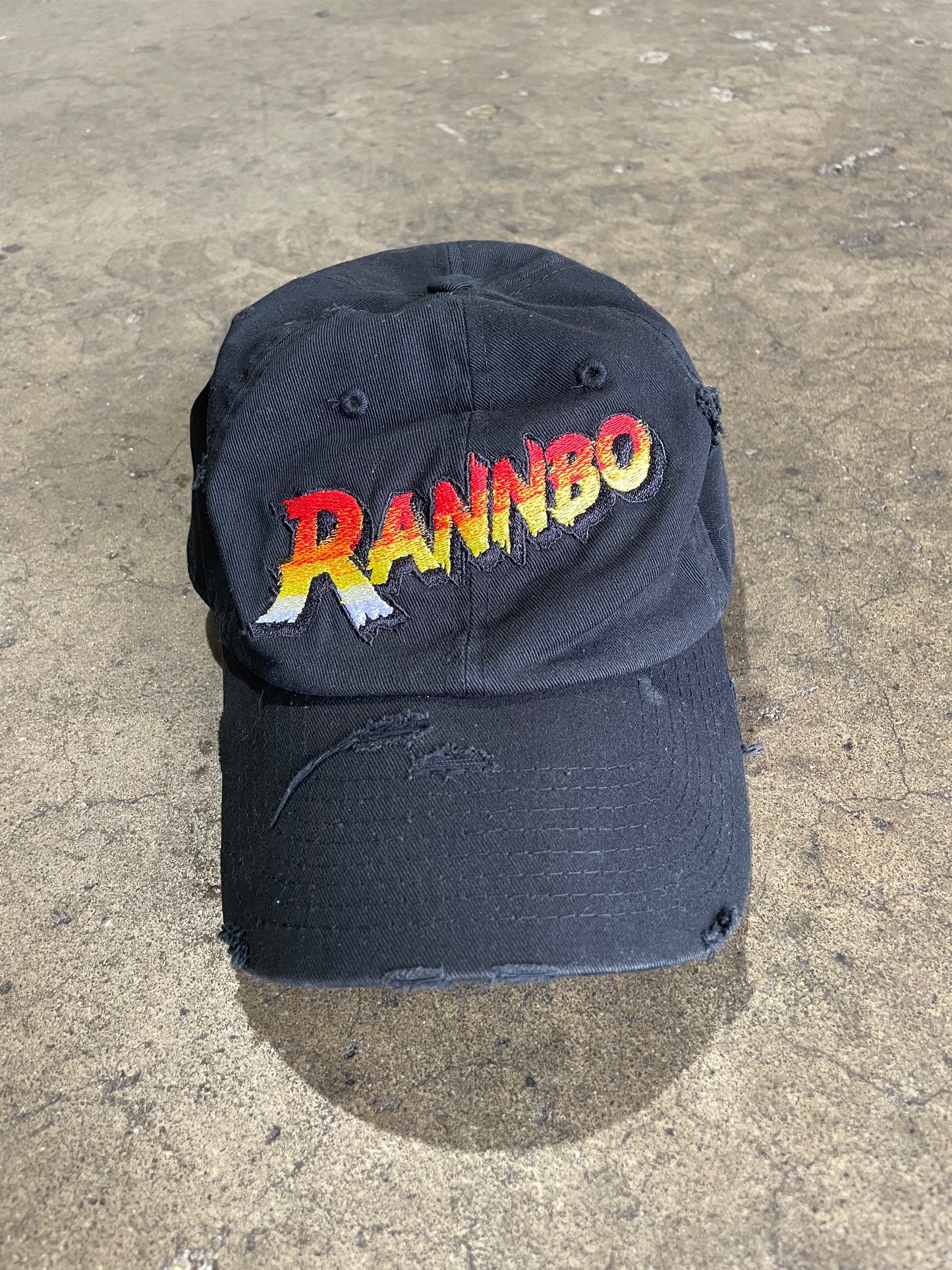 RANNBO DISTRESSED DAD HAT