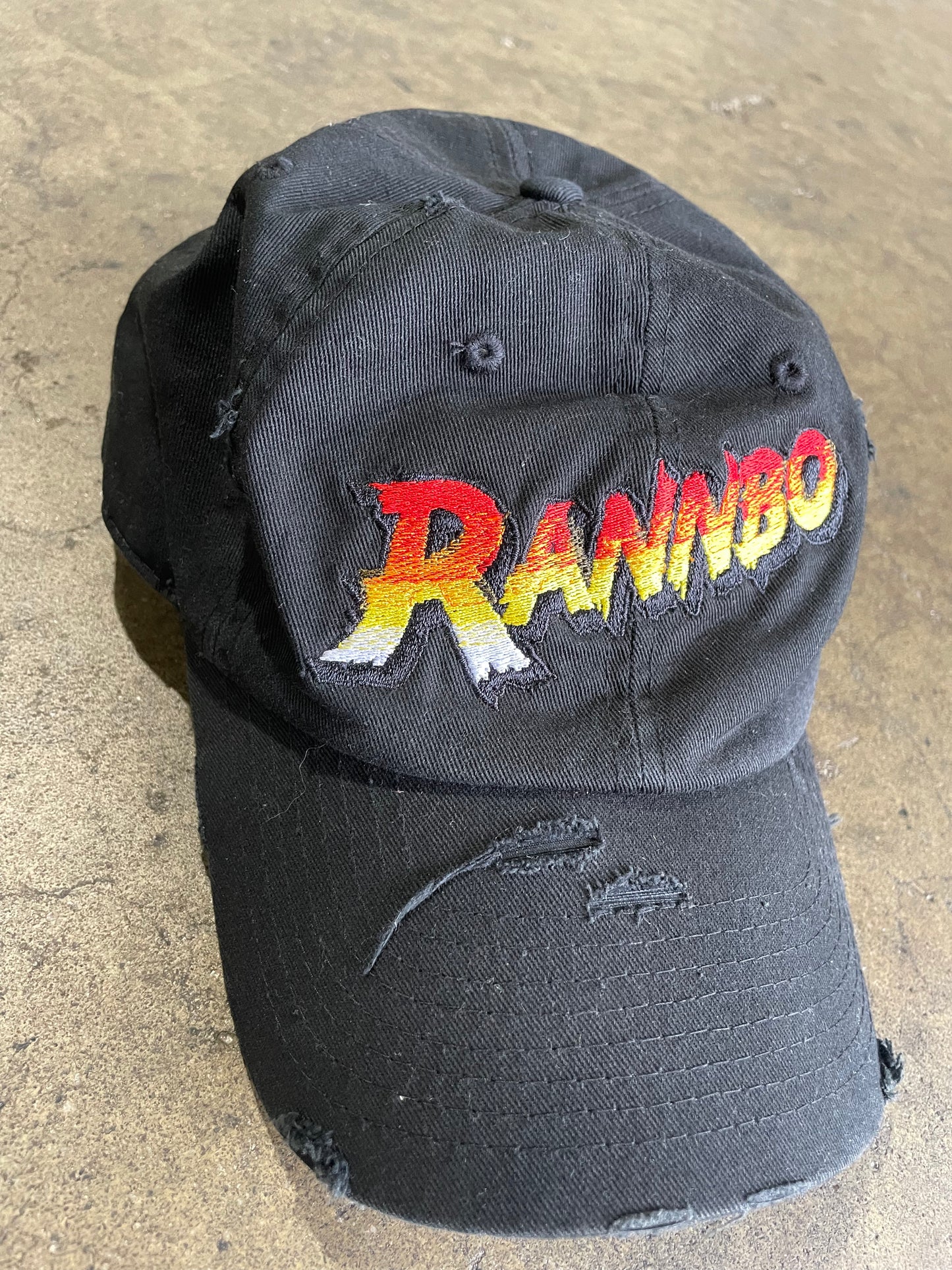 RANNBO DISTRESSED DAD HAT
