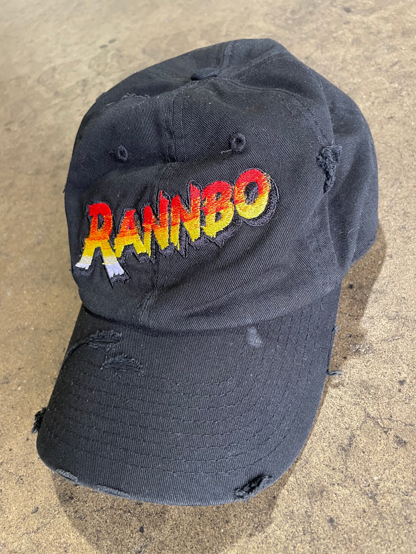 RANNBO DISTRESSED DAD HAT